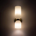 Bello Wall Lamp Two Glass Shades Energy Efficient LED - Blue