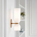 Bello Wall Lamp Two Glass Shades Energy Efficient LED - Blue